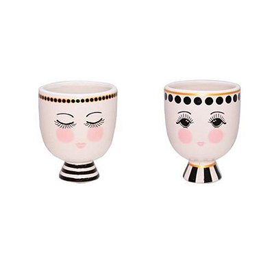 CACHEPOT BONECA 8.7X7CM SORTIDO