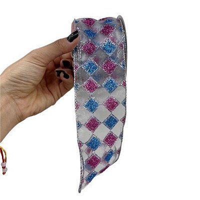 FITA ORGANZA AZC/RSC 6.3CM X 9.14M