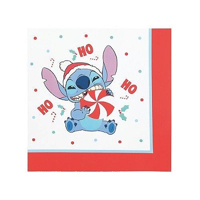 GUARDANAPO C/ STITCH 33CM 20 FOLHAS