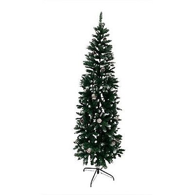 ARVORE DE NATAL SLIM NEVADA 210CM C/600 GALHOS
