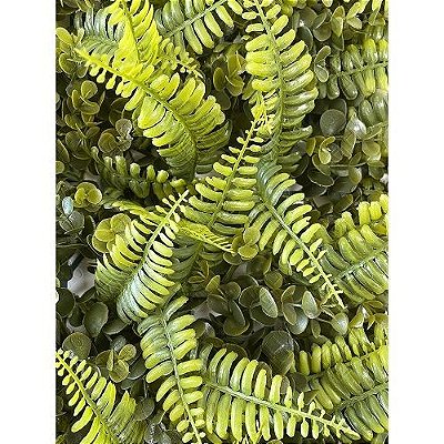 TAPETE DE SAMAMBAIA E EUCALIPTO 60X40CM