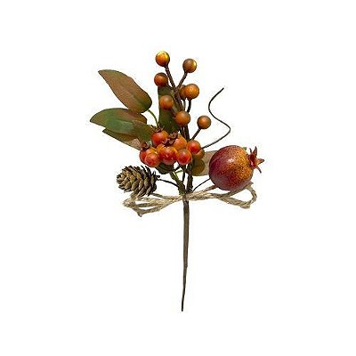 HASTE NATALINA ROMA OUTONADA 24CM