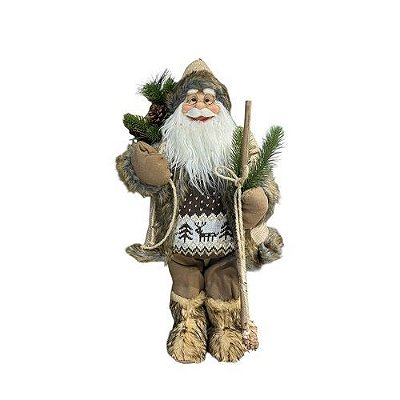 PAPAI NOEL 60CM CINZA