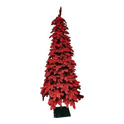 ARVORE DE NATAL 210CM VERMELHA 810 GALHOS