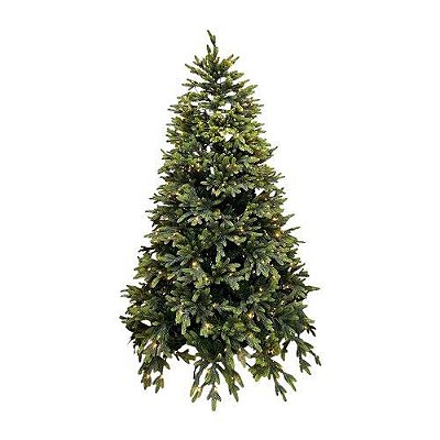 ARVORE NATALINA 210CM 1251 GALHOS 400 LEDS GALHO SILICONADO PE DE FERRO
