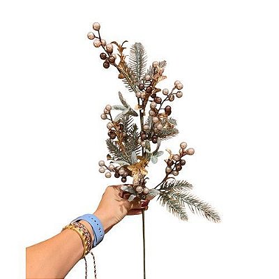 HASTE VISCO COM BOLINHAS ALT. 60CM