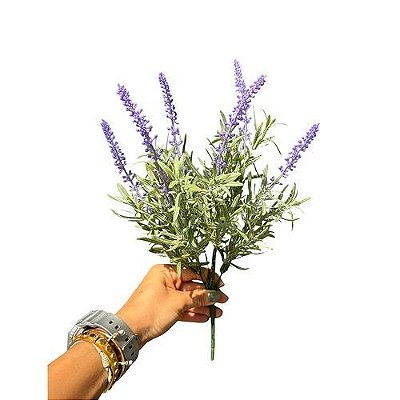 BUQUE DE LAVANDA X6 38CM