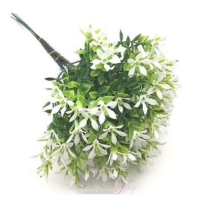 PICK MINI FLORZINHA BRANCA 24CM