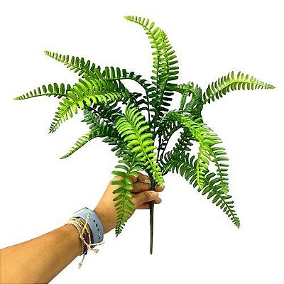 BQUE DE SAMAMBAIA C/7 48CM SILICONE