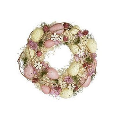 GUIRLANDA PASCOA OVOS 30X30X8CM