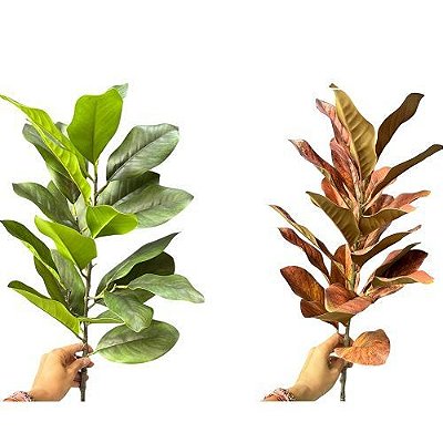 FOLHA DE MAGNOLIA TOQUE REAL 1M