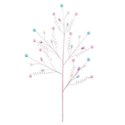 HASTE PASCOA OVO PEROLADO 53CM