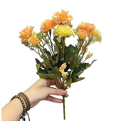 MINI BUQUE DE PEONIA 36CM