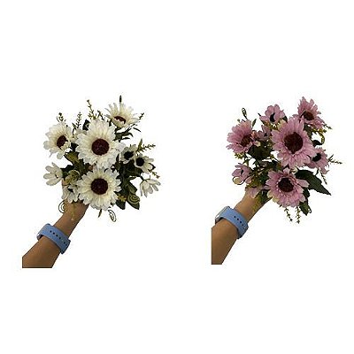 MINI BUQUE DE MARGARIDA ENVELHECIDA X7 29CM