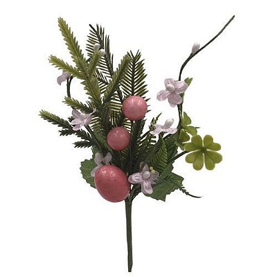 HASTE PASCOA OVOS PICK 20.5CM