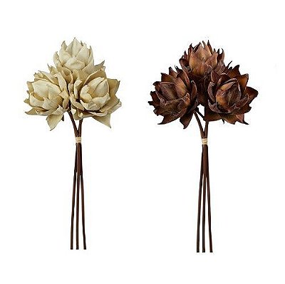 RAMALHETE PROTEA OUTONAL OU CREME X3 35CM