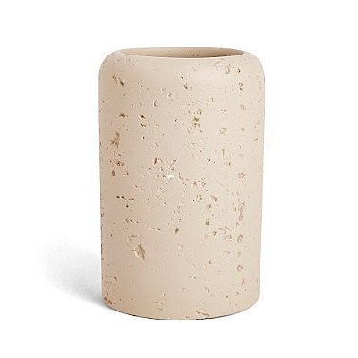 COPO EM CIMENTO BEGE 11.5X7.5X7.5CM