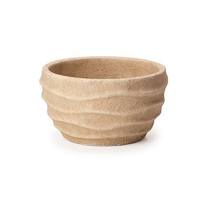 CACHEPOT EM CIMENTO P BEGE  10x19X19CM