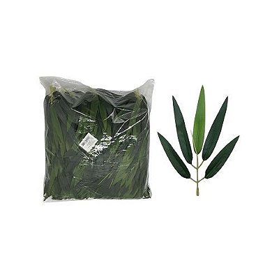 FOLHA DE BAMBU SILICONE 15x8CM PCT C/300