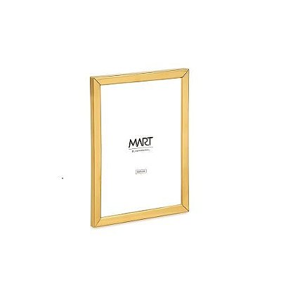 PORTA-RETRATO EM METAL DOURADO 1X10.5X15.5CM