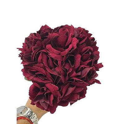 ROSA AVELUDADA X12 50CM