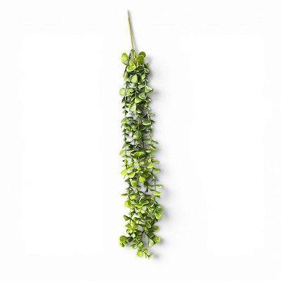 PENDENTE FOLHAGEM CAIDA DE EUCALIPTO 60CM VERDE