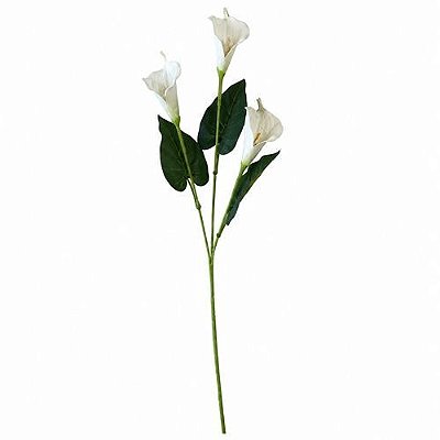GALHO COPO DE LEITE EVA BRANCO X3 83CM