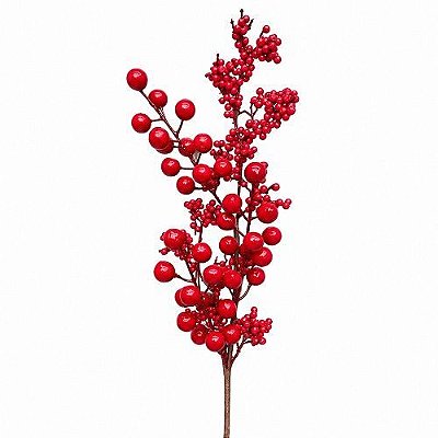 HASTE BERRY NATALINA VERMELHO 60CM
