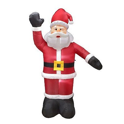 PAPAI NOEL INFLAVEL COM LUZ 2.40M BIVOLT