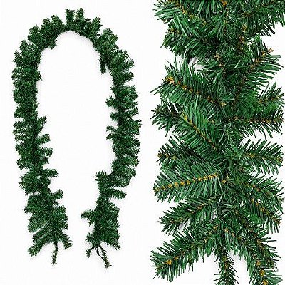 FESTAO ARAMADO 2.70 VERDE 200 GALHOS 25CM