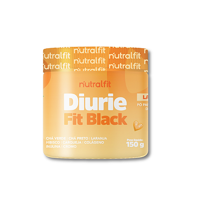 Diurie Fit Black | Suplemento Alimentar em Pó Sabor Laranja.
