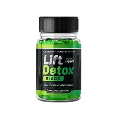 Lift Detox Black - Suplemento Natural 60 Cápsulas