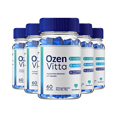 OzenVitta - Suplemento Alimentar | Kit com 5 Frascos
