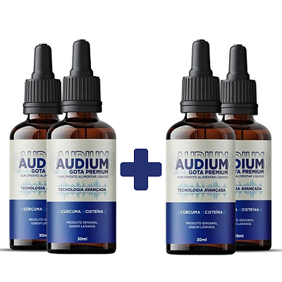 Audium Gota - Compre 2 e Leve 4 | Promoção Exclusiva