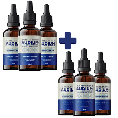 Audium Gota - Compre 3 e Leve 6