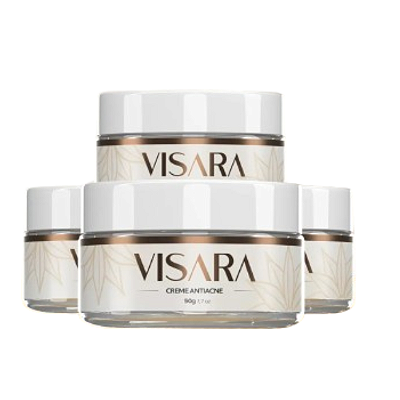 Visara – 4 Frasco | Fórmula Eficaz no Combate à Acne
