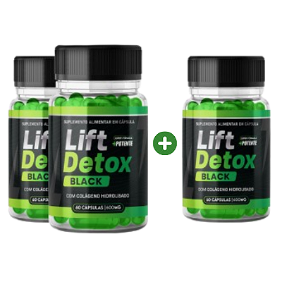 Lift Detox Black - Compre 2 Frascos e Leve 3 Lift Detox