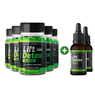 Lift Detox Black - Compre 5 Frascos e Ganhe 2 Lift Night