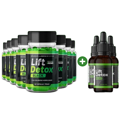 Lift Detox Black - Compre 8 Frascos e Ganhe 3 Lift Night
