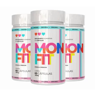 Monfit – Suplemento Natural | Kit com 3 Frascos para 90 Dias