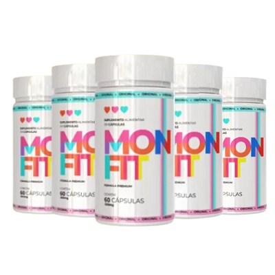 Monfit – Suplemento Natural | Kit com 5 Frascos