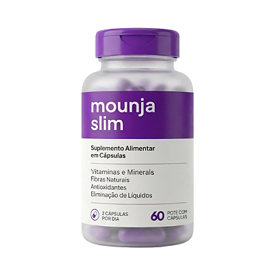 Mounja Slim - Suplemento Alimentar 60 Cápsulas