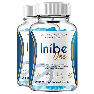 Inibe One – Suplemento Vegano | Kit com 2 Frascos
