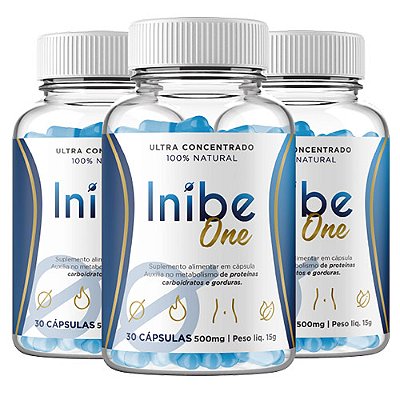 Inibe One – Suplemento Vegano | Kit com 3 Frascos