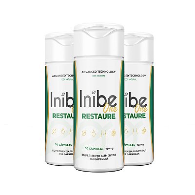 Inibe One Restaure –  3 Pote ( 1 Mês De Tratamento )
