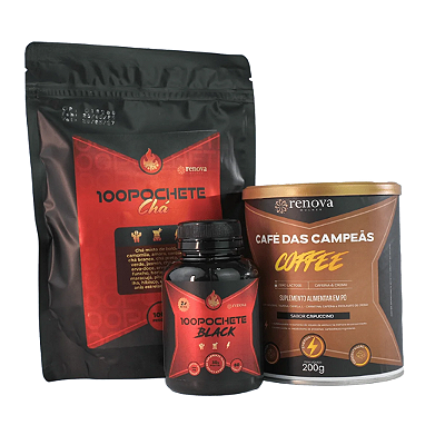 Coffee - Café das Campeãs | Café Capuccino + Chá + 100Pochete
