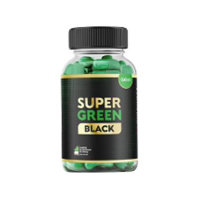 Super Green Black - Detox Natural em Cápsulas | 60 cápsulas