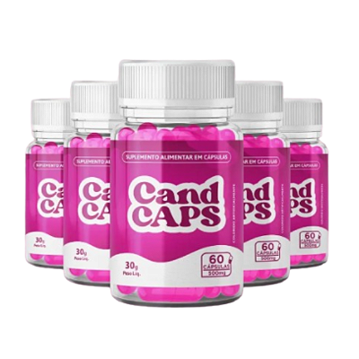 Cand Caps - Suplemento Natural | Kit com 5 Frascos