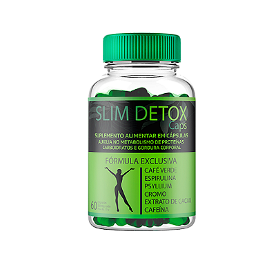 Slim Detox Caps - Detox Natural em Cápsulas | 60 Cápsulas