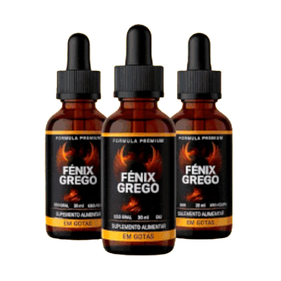 Fênix Grego – Vitalidade e Desempenho | Kit 3 Frascos 30ml